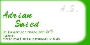 adrian smied business card